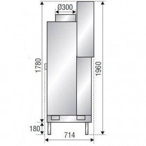 Каминная топка Axis F 1400 simple face BN3