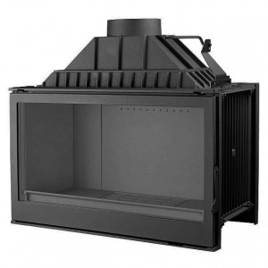 Каминная топка Liseo L9 CL, с шибером, черная