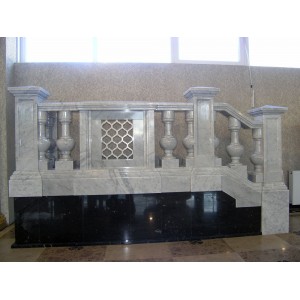 Лестница из мрамора Crumar Blanco Carrara