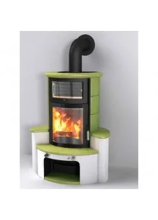 Отопительная Печь Hark 63 GT ECOplus, limone 630, черная рамка