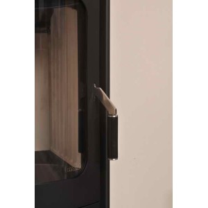 Отопительная Печь Hark 98 ECOplus, creme-weib 118, черная рамка