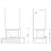 Каминная облицовка Palazzetti Texas sx, под S78 3D