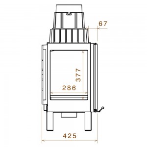 Каминная топка Liseo L11 R HRC