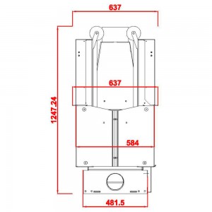 Каминная топка Axis KW 100 double face