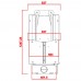 Каминная топка Axis KW 100 double face