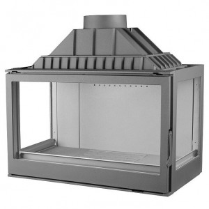 Каминная топка Liseo Castiron LCI 9 GFLR, два боковых стекла