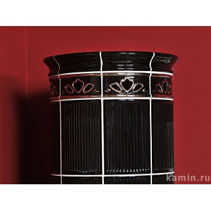 Отопительная Печь Hark Bella Noche 2 EcoPlus, обводка платиной, рамка хром
