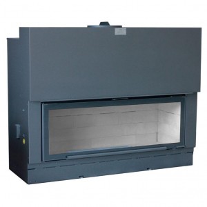 Каминная топка Axis H 1600 simple face WS Black BG2