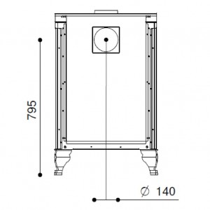 Печь-плита J. Corradi COUNTRY 60 L Thermo