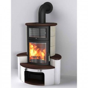 Отопительная Печь Hark 63 GT ECOplus, jola-braun/stone 245, рамка