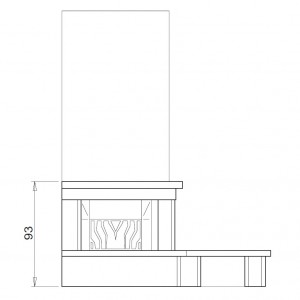 Каминная облицовка Palazzetti Salonicco dx