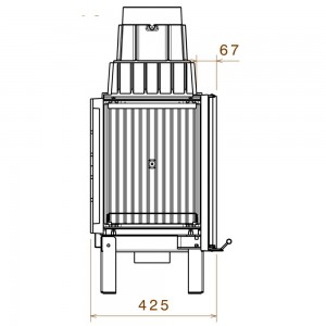 Каминная топка Liseo Castiron LCI 11 GF