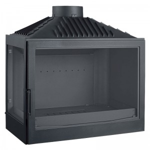 Каминная топка Liseo Castiron LCI 7 GFL, стекло слева