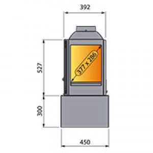 Отопительная печь Liseo L52 R
