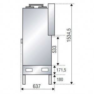 Каминная топка Axis F 1000 simple face