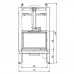Каминная топка Palazzetti Ecomonoblocco 64 frontal