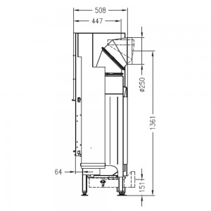 Каминная топка Palazzetti Sunny Fire 100 SX
