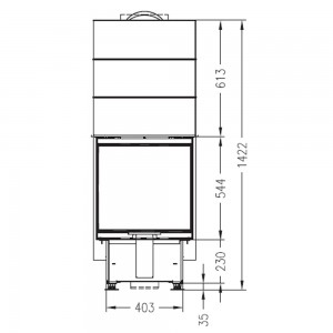 Каминная топка Palazzetti Sunny Fire 50 3D L