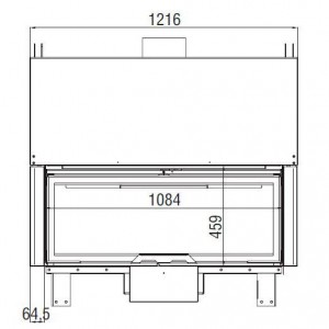 Каминная топка Axis KW120 Simple Face BN1