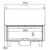 Каминная топка Axis KW120 Simple Face BN1