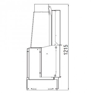 Каминная топка Axis KW120 Simple Face BN1