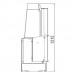 Каминная топка Axis KW120 Simple Face BN1