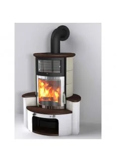 Отопительная Печь Hark 63 GT ECOplus, jola-braun/stone 245, рамка хром