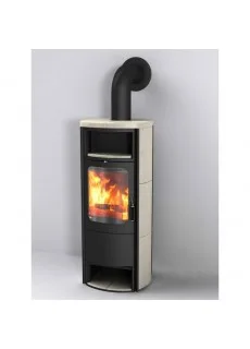 Отопительная Печь Hark 98 ECOplus, stone 252, черная рамка