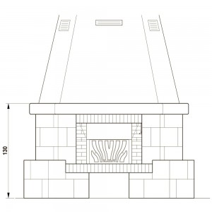 Каминная облицовка Palazzetti Spello