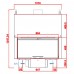 Каминная топка Axis KW 100 double face