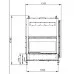 Каминная топка Palazzetti ECOMONOBLOCCO WT 16:9F N12E
