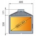 Каминная топка Liseo L7 L Airtight