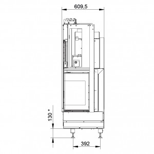 Каминная топка Palazzetti ECOMONOBLOCCO WT 66R N11