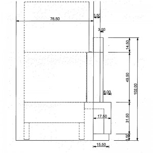 Каминная облицовка Axis Cassandre, H1600XXL