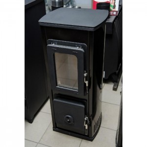 Отопительная печь Thorma MILANO II, с крышкой, черная