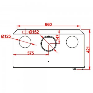 Каминная топка Axis Insert 750