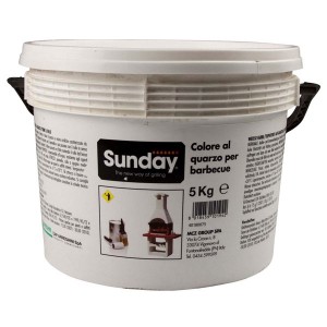 Краска белая для отделки Барбекю Sunday, 5 кг Sunday