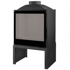 Отопительная печь Liseo Castiron LCI 5 GF BG Stove, черное стекло