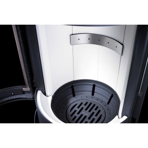 Отопительная печь Hark 110 ECOplus, графит, quarz-wei 460, черная рамка