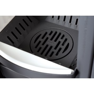 Отопительная печь Hark 44-5.8 GT ECOplus, java, графит, черная рамка