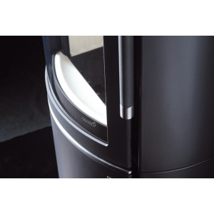 Отопительная печь Hark 44-5.8 GT ECOplus, java, графит, черная рамка