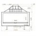 Топка Liseo L11 DF side glass