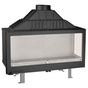 Топка Liseo L11 R, стекло справа, черная