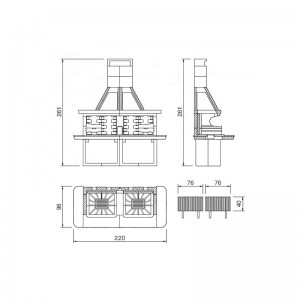 Барбекю Palazzetti Miami 2