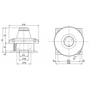 Дымосос Vortice TRM 30 ED 4P