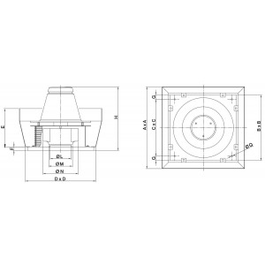 Дымосос Vortice TRM 30 ED-V 4P