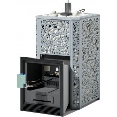 Газовая печь для бани ИзиСтим Ялта 15 2025, сталь AISI 430, ГГУ-20