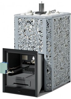 Газовая печь для бани ИзиСтим Ялта 25 2025, сталь AISI 430, ГГУ-40