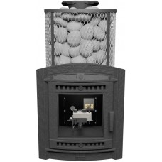 Газовая печь для бани Прометалл Атмосфера XL сетка нержавейка