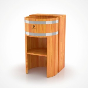 Умывальник BentWood стойка прямая из лиственницы натуральной
